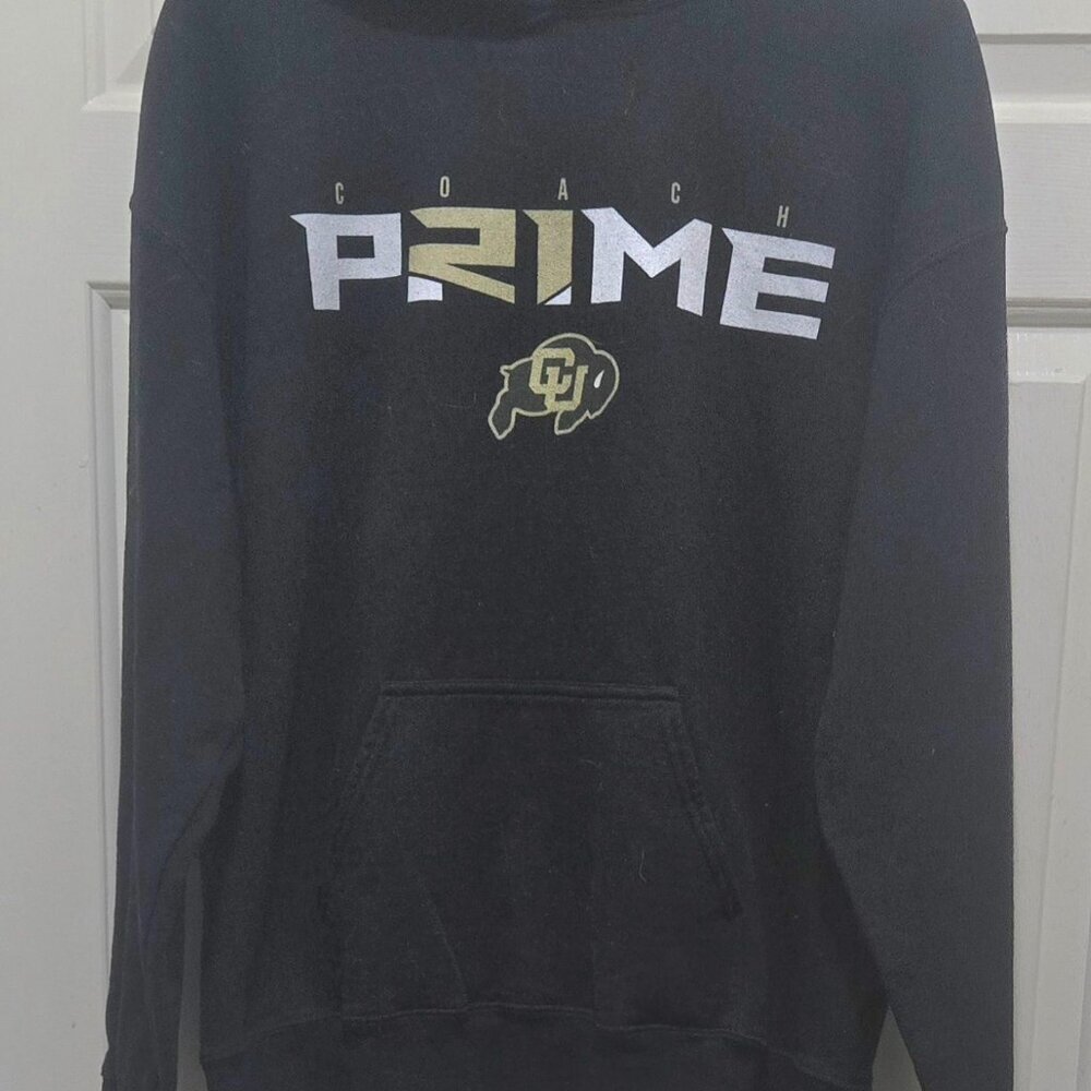 Colorado Buffaloes Men's Coach Prime Heavy Blend Pullover Hoodie Deion Sanders